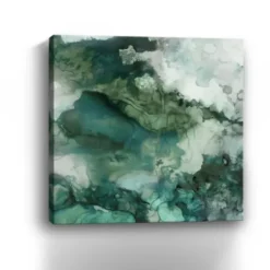 Canvas Art-Kirkland's Home Zen Panel Ii Canvas Art Print Green/White