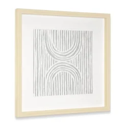 Wall Plaques-Kirkland's Home Zinnia I Shadowbox Framed Wall Plaque White/Gray